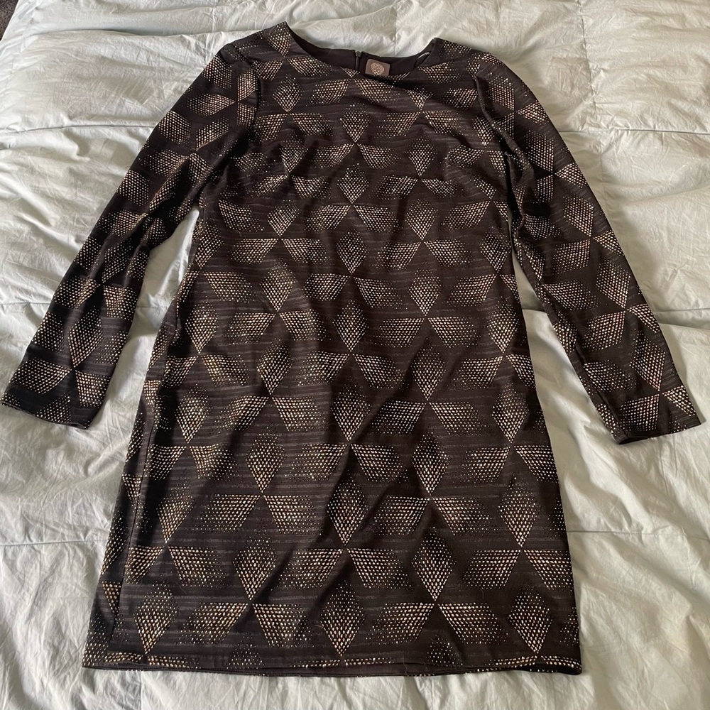 Elegant Geometric Patterned Dress